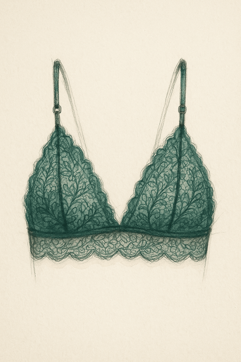 Croquis Bralette Esmeralda